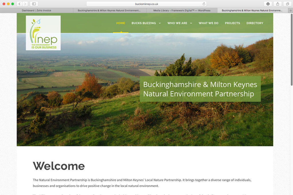 Bucks Natural Environment Partnership (NEP) home page