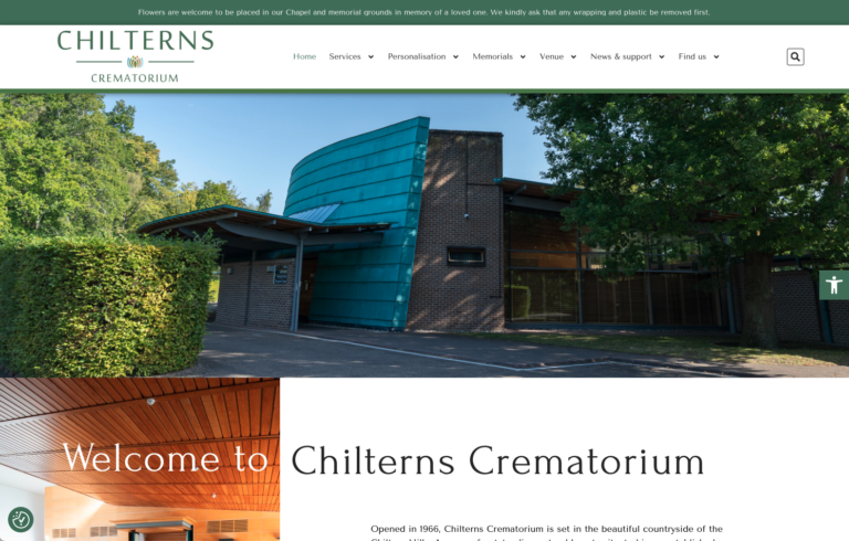 Chiltern Crematorium homepage